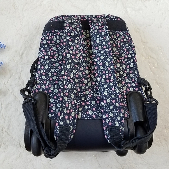 Kipling Sanaa Large Rolling Backpack Floral Rush - Picture 3 of 16